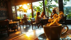 KHASIAN MEMINUM KOPI