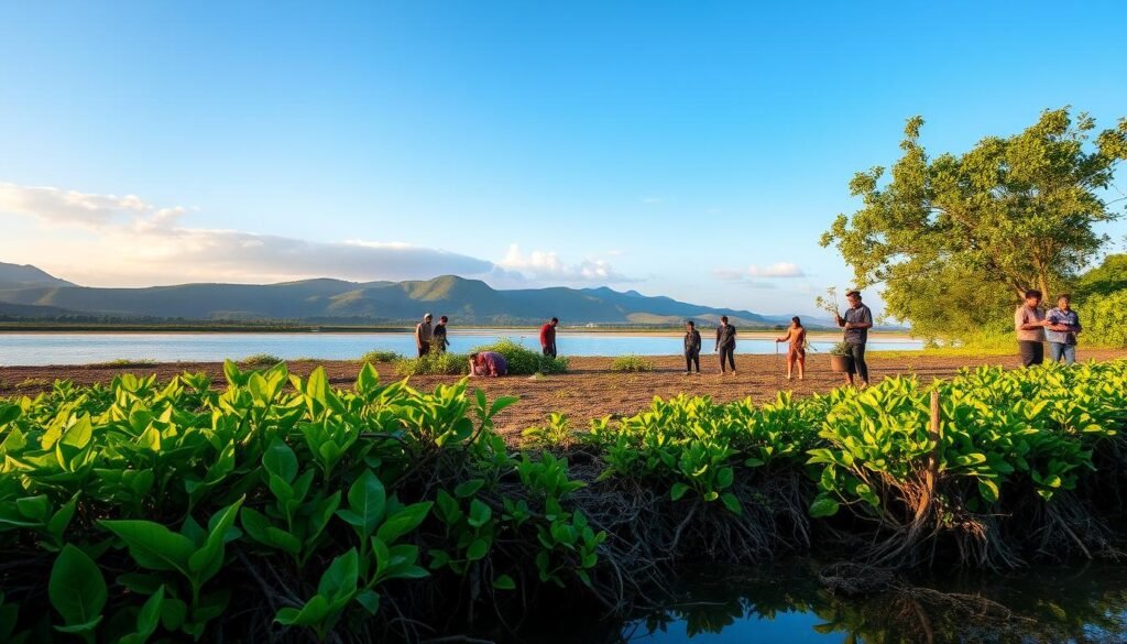 proyek konservasi pantai di Sumatera