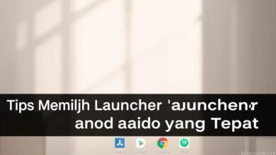 pilih launcher android