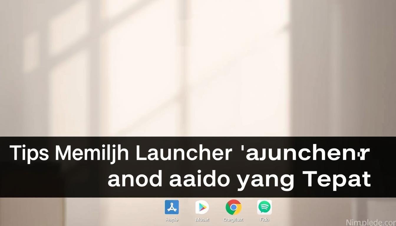 pilih launcher android